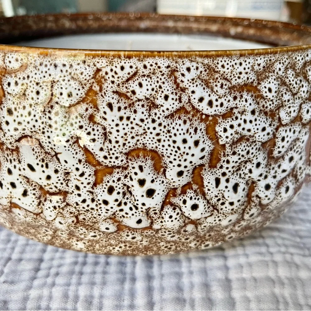 Anthropologie | NWT Brown Amber Lewis Rattan Lid Candle 5 Wick Coastal Rattan